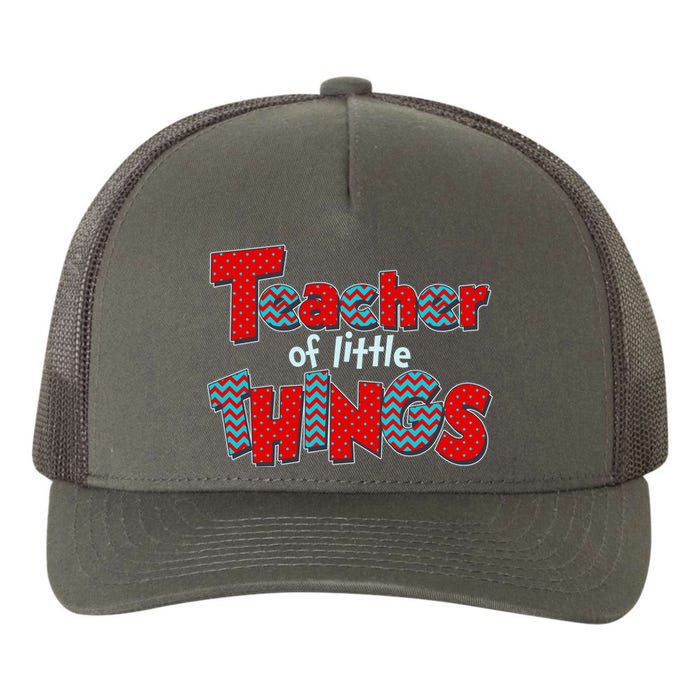 Cute Teacher Of Little Things Yupoong Adult 5-Panel Trucker Hat