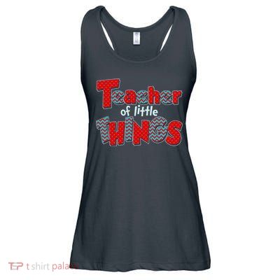 Cute Teacher Of Little Things Ladies Essential Flowy Tank