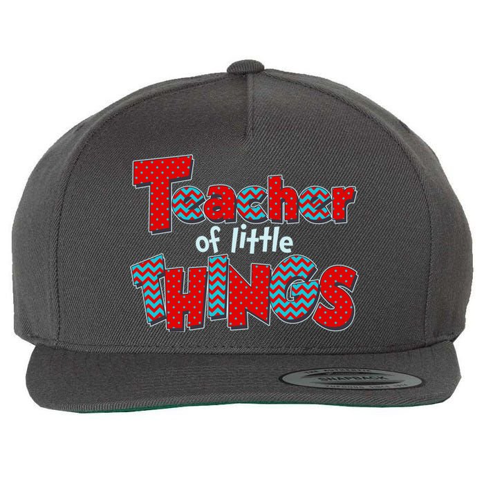 Cute Teacher Of Little Things Wool Snapback Cap