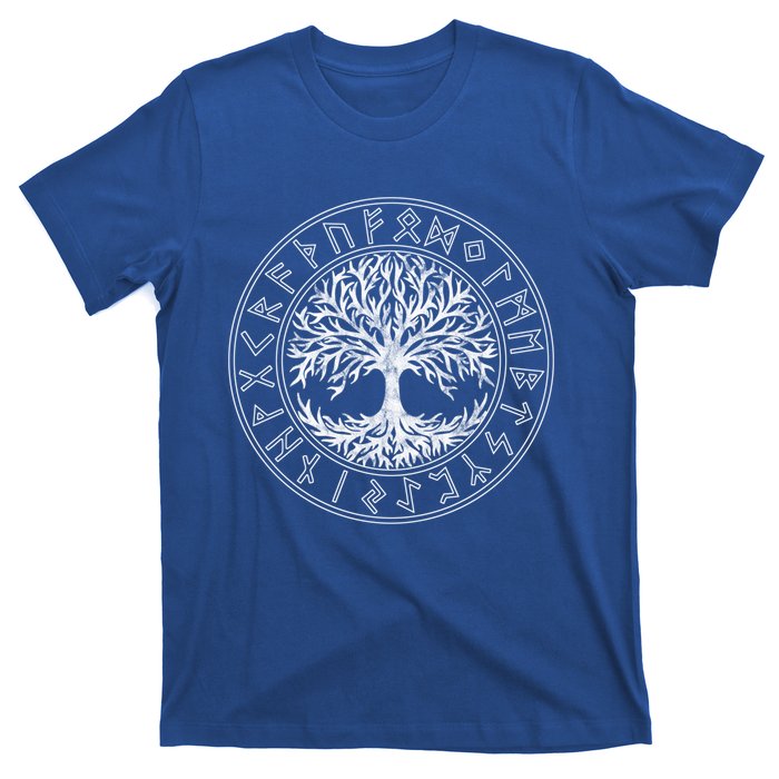 Celtic Tree Of Life Runes Viking Yggdrasil Nordic Symbol Gift T-Shirt