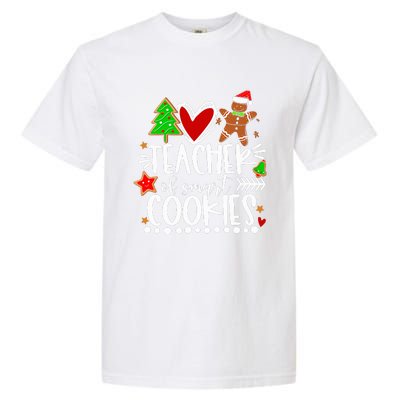 Christmas Teacher Of Smart Cookies Funny Cute Gingerbread  Garment-Dyed Heavyweight T-Shirt