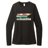 Columbia Tennessee Outdoors Retro Nature Womens CVC Long Sleeve Shirt