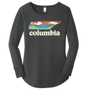 Columbia Tennessee Outdoors Retro Nature Women's Perfect Tri Tunic Long Sleeve Shirt