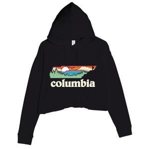 Columbia Tennessee Outdoors Retro Nature Crop Fleece Hoodie