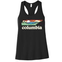 Columbia Tennessee Outdoors Retro Nature Women's Racerback Tank