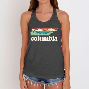 Columbia Tennessee Outdoors Retro Nature Women's Knotted Racerback Tank