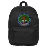 Celtic Tree Of Life 16 in Basic Backpack