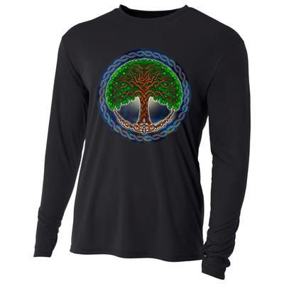 Celtic Tree Of Life Cooling Performance Long Sleeve Crew