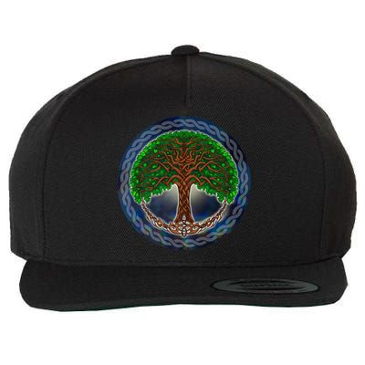 Celtic Tree Of Life Wool Snapback Cap