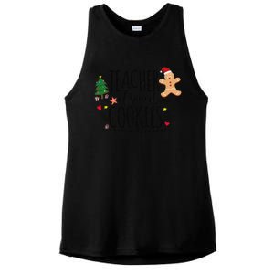 Christmas Teacher Of Smart Cookies Cute Gingerbread Funny Ladies PosiCharge Tri-Blend Wicking Tank