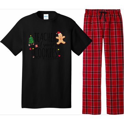 Christmas Teacher Of Smart Cookies Cute Gingerbread Funny Pajama Set