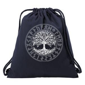 Celtic Tree Of Life Runes Viking Yggdrasil Nordic Symbol Gift Drawstring Bag