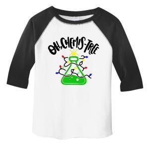 Chemist Tree Oh Chemist Tree Christmas Science Toddler Fine Jersey T-Shirt