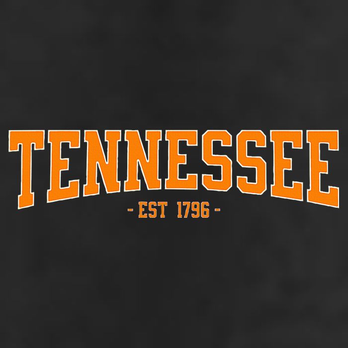 Classic Tn Orange Print Retro Varsity Tennessee Hat