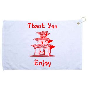 Chinese Take Out Grommeted Golf Towel