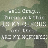 Crap, Turns Out This Is My Circus And Those Are My Monkeys Legacy Tie Dye Trucker Hat