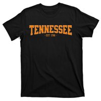 Classic Tn Orange Print Retro Varsity Vintage Tennessee T-Shirt