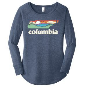 Columbia Tennessee Outdoors Retro Nature Women's Perfect Tri Tunic Long Sleeve Shirt