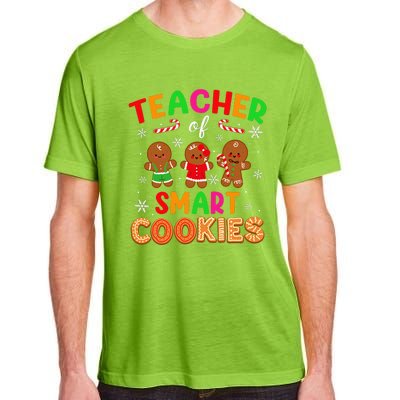 Christmas Teacher Of The Smart Cookies Cute Teaching  Adult ChromaSoft Performance T-Shirt