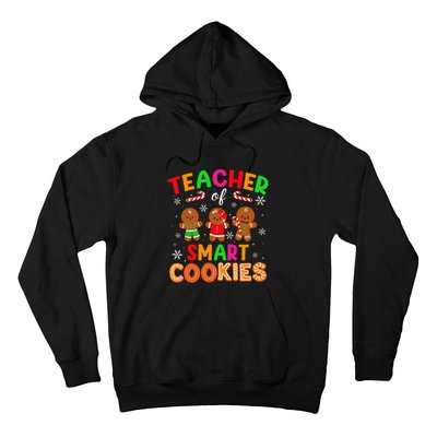 Christmas Teacher Of The Smart Cookies Cute Teaching  Hoodie