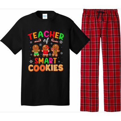 Christmas Teacher Of The Smart Cookies Cute Teaching  Pajama Set