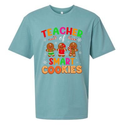 Christmas Teacher Of The Smart Cookies Cute Teaching  Sueded Cloud Jersey T-Shirt