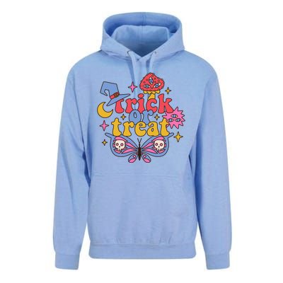 Cute Trick Or Treat Moon Night Butterfly Halloween Unisex Surf Hoodie