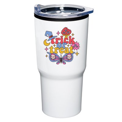 Cute Trick Or Treat Moon Night Butterfly Halloween Tumbler