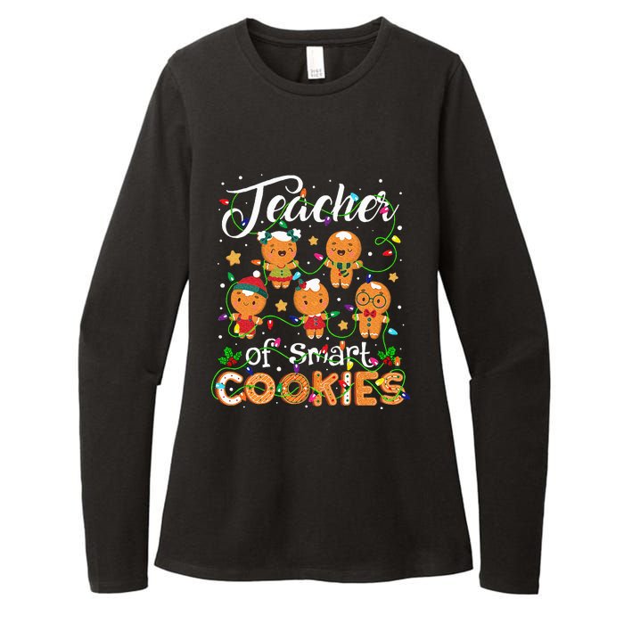 Christmas Teacher Of Smart Cookies Gingerbread Xmas Teacher Womens CVC Long Sleeve Shirt