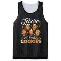 Christmas Teacher Of Smart Cookies Gingerbread Xmas Teacher Mesh Reversible Basketball Jersey Tank