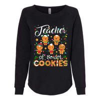 Christmas Teacher Of Smart Cookies Gingerbread Xmas Teacher Womens California Wash Sweatshirt