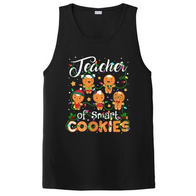 Christmas Teacher Of Smart Cookies Gingerbread Xmas Teacher PosiCharge Competitor Tank