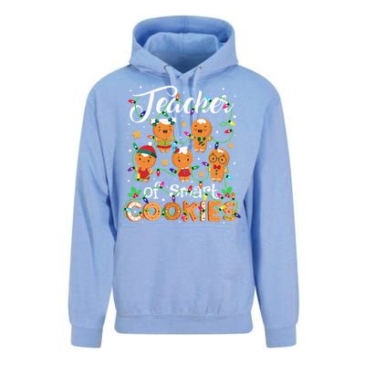 Christmas Teacher Of Smart Cookies Gingerbread Xmas Teacher Unisex Surf Hoodie