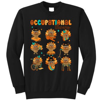 Cute Turkey Occupational Therapy Ot Therapist Thanksgiving Sweatshirt