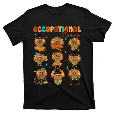 Cute Turkey Occupational Therapy Ot Therapist Thanksgiving T-Shirt