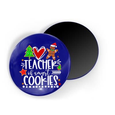 Christmas Teacher Of Smart Cookies Funny Cute Gingerbread  Magnet