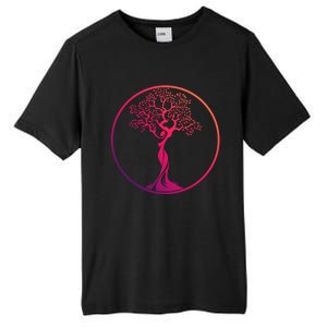 Circle Tree Of Life Yoga Funny Gift Tall Fusion ChromaSoft Performance T-Shirt