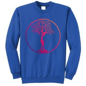 Circle Tree Of Life Yoga Funny Gift Sweatshirt