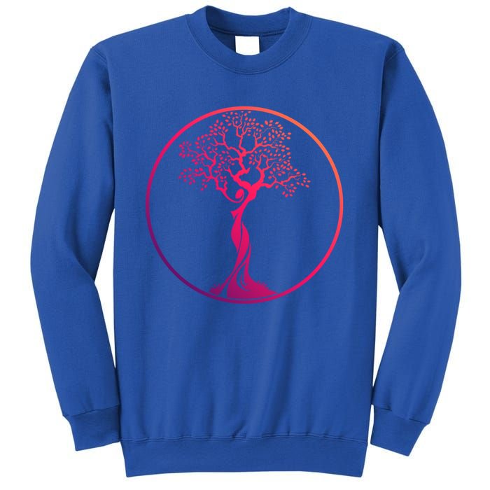 Circle Tree Of Life Yoga Funny Gift Sweatshirt