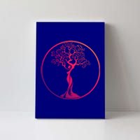 Circle Tree Of Life Yoga Funny Gift Canvas