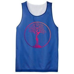 Circle Tree Of Life Yoga Funny Gift Mesh Reversible Basketball Jersey Tank