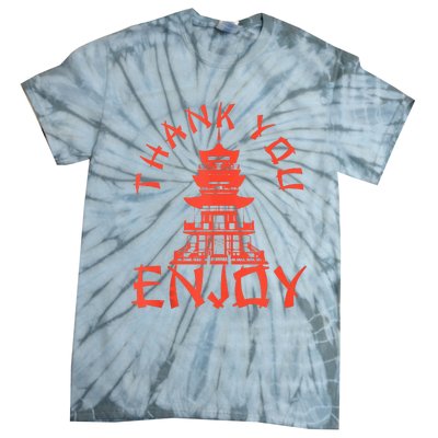 Chinese Take Out Thank You Enjoy Food Asian Chinese Takeout Tie-Dye T-Shirt