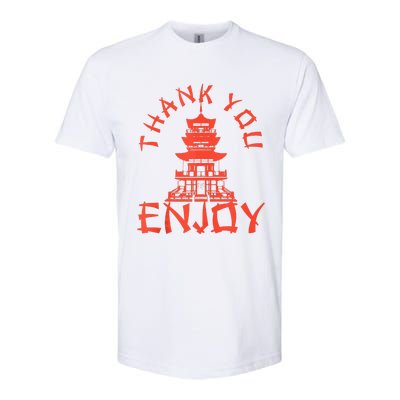 Chinese Take Out Thank You Enjoy Food Asian Chinese Takeout Softstyle CVC T-Shirt