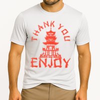 Chinese Take Out Thank You Enjoy Food Asian Chinese Takeout Cooling Performance Crew T-Shirt