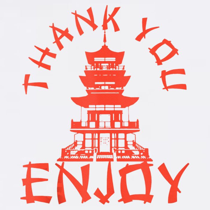 Chinese Take Out Thank You Enjoy Food Asian Chinese Takeout Cooling Performance Crew T-Shirt