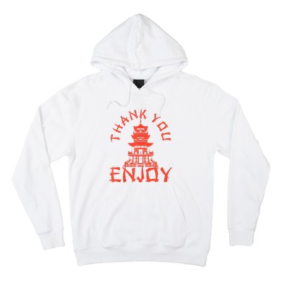 Chinese Take Out Thank You Enjoy Food Asian Chinese Takeout Hoodie