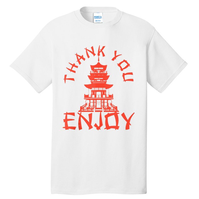 Chinese Take Out Thank You Enjoy Food Asian Chinese Takeout Tall T-Shirt