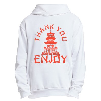 Chinese Take Out Thank You Enjoy Food Asian Chinese Takeout Urban Pullover Hoodie