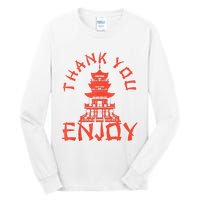 Chinese Take Out Thank You Enjoy Food Asian Chinese Takeout Tall Long Sleeve T-Shirt