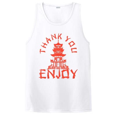 Chinese Take Out Thank You Enjoy Food Asian Chinese Takeout PosiCharge Competitor Tank